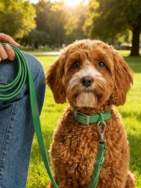 Wild One Green Small Leash New in PKG